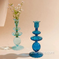Нордические высокие хрустальные стеклянные цветочные вазы